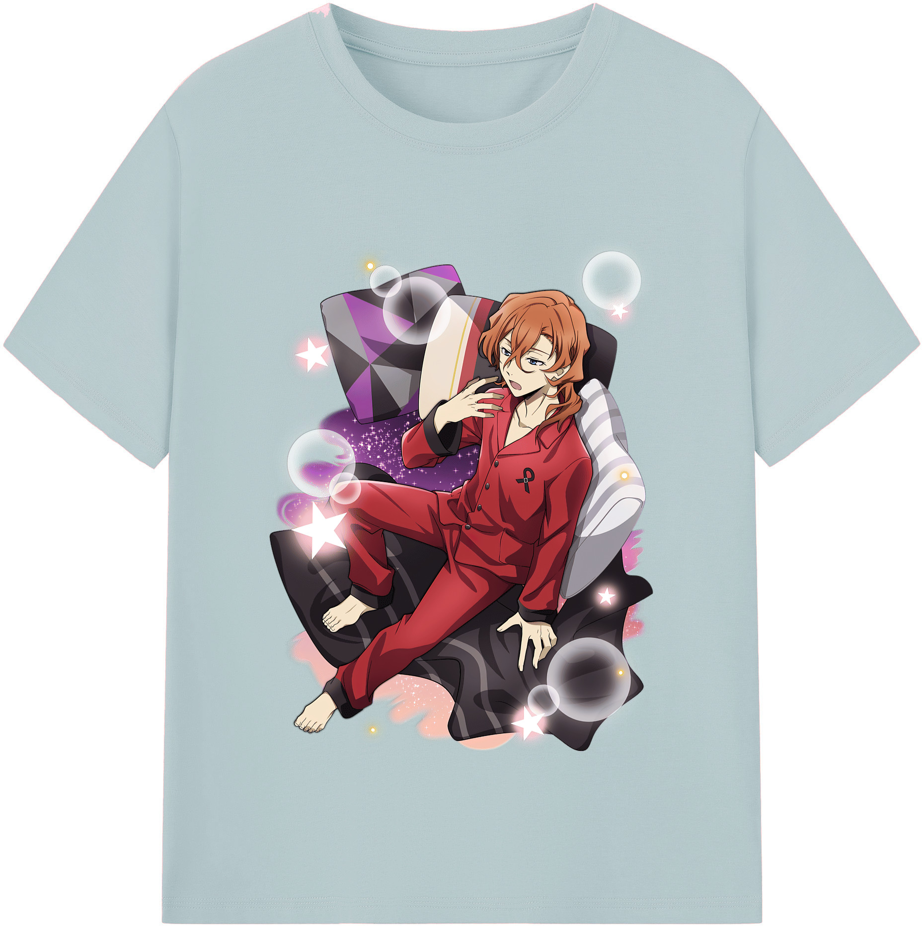 （画像用） 文豪ストレイドッグス Bungo Stray Dogs 綿100％半袖Tシャツ（フロントプリント）